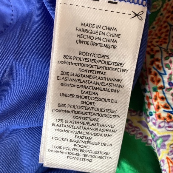 Polo Ralph Lauren paisley print skort Size XL (16) - Picture 10 of 11